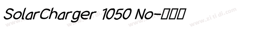 SolarCharger 1050 No字体转换
